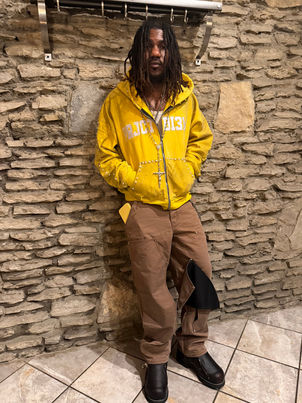 Yellow Zip Up