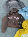 Mocha Zip up
