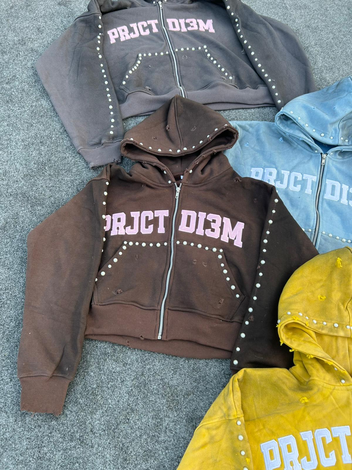 Mocha Zip up